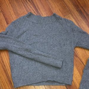 brandy melville cropped knitted sweater